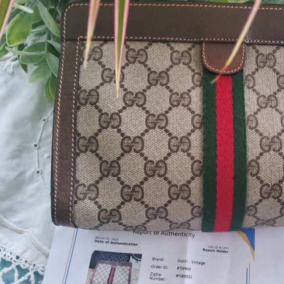 Gucci Clutch from the Sherry Line GG - Picture 5 of 8